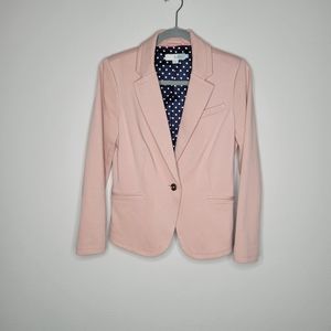 Boden blazer single botton size 8 blush/cream color